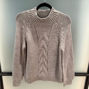 Vici Cream Cable Knit Sweater